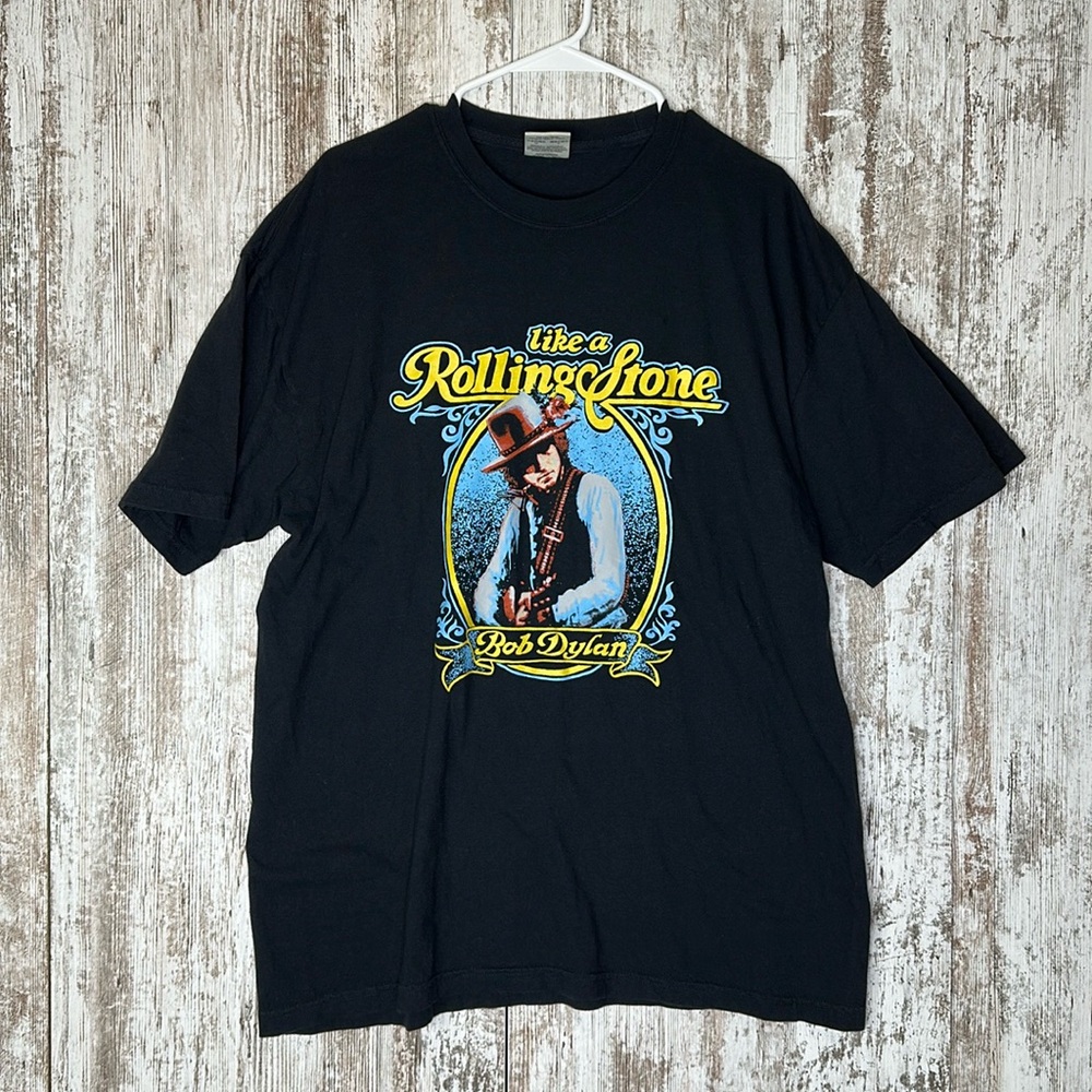 BOB DYLAN Black 2024 LIKE A ROLLING STONE T-SHIRT Tour Concert Fan Men's XL